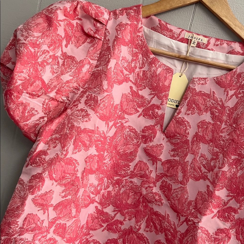 NWT Jodifl Dress Large Pink - Picture 3 of 16